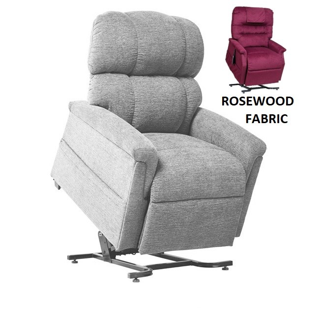 Comforter PR535 Lift Chair with Maxicomfort Positioning - Amadora Rosewood Fabric - By Golden Technologies