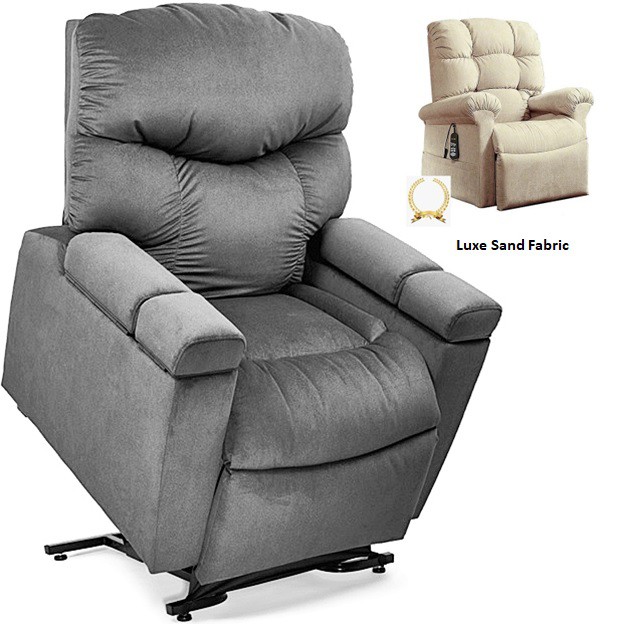 Cloud+ PR511 With HeatWave™ With MaxiComfort Lift Chair - Luxe Sand Fabric - By Golden Technologies