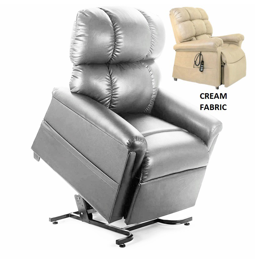 Comforter PR535 Lift Chair with Maxicomfort Positioning - Brisa® Cream Fabric - By Golden Technologies