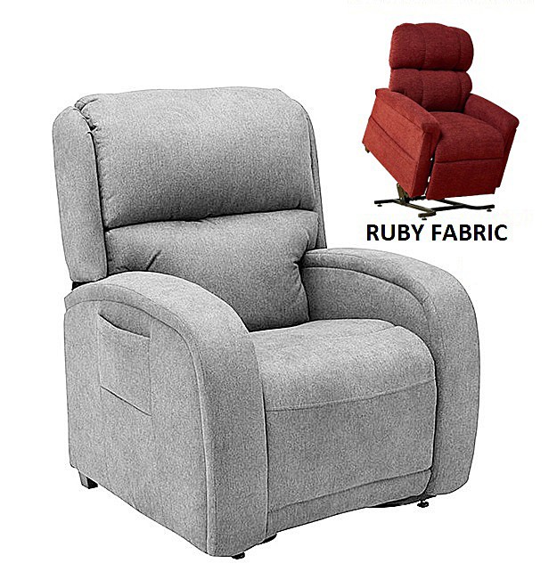 EZ Sleeper PR761 Lift Chair with Twilight Tilt Technology - Luxe Ruby Fabric - By Golden Technologies