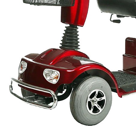 Pioneer 4 - 4-Wheel Scooter - Chromed Steel Bumper - By Merits Health