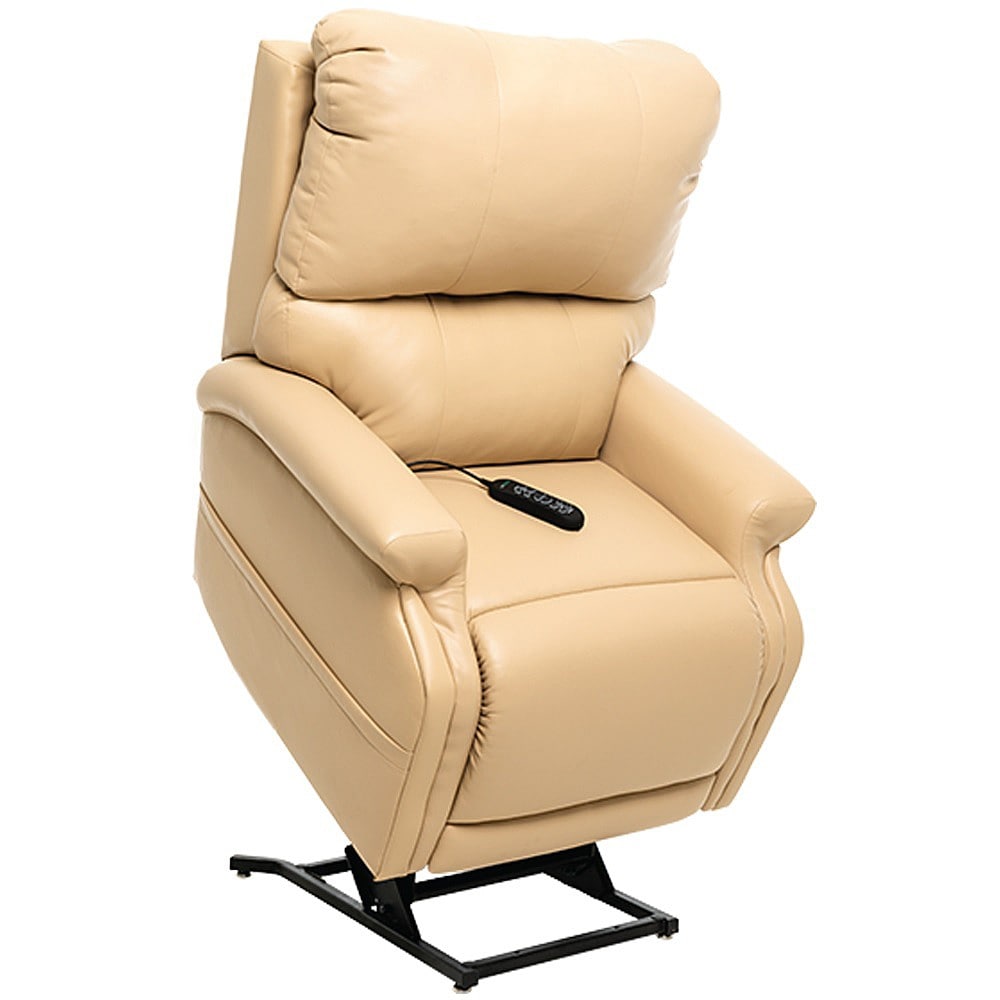 VivaLift! Escape 990i Lift Chair Recliner By Pride Mobility 
Ultraleather Buff Fabric 