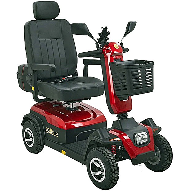 Golden Eagle™ 4-Wheel Full-Size Scooter - Red