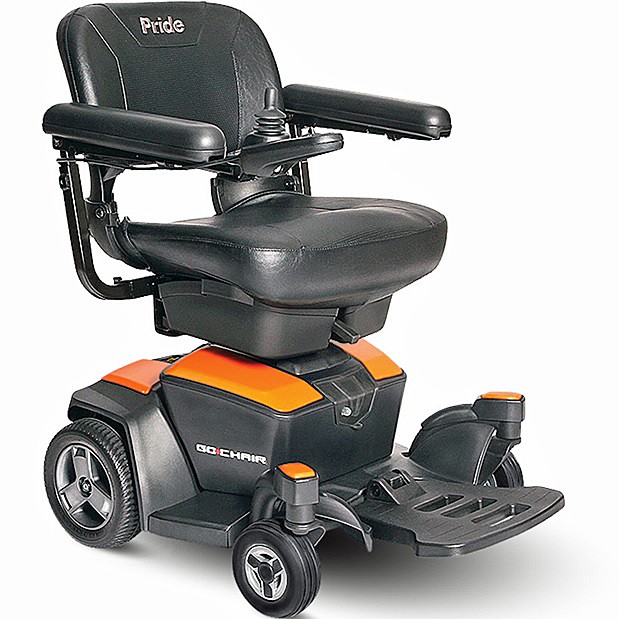 Go-Chair Portable Electric Power Chair - Amber Orange