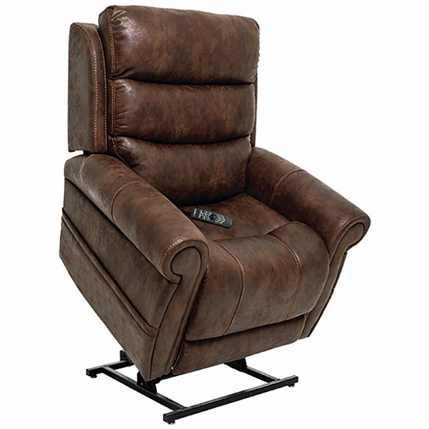 VivaLift! Tranquil 2 Lift Chair Recliner By Pride Mobility Astro Brown Fabric Petite Wide