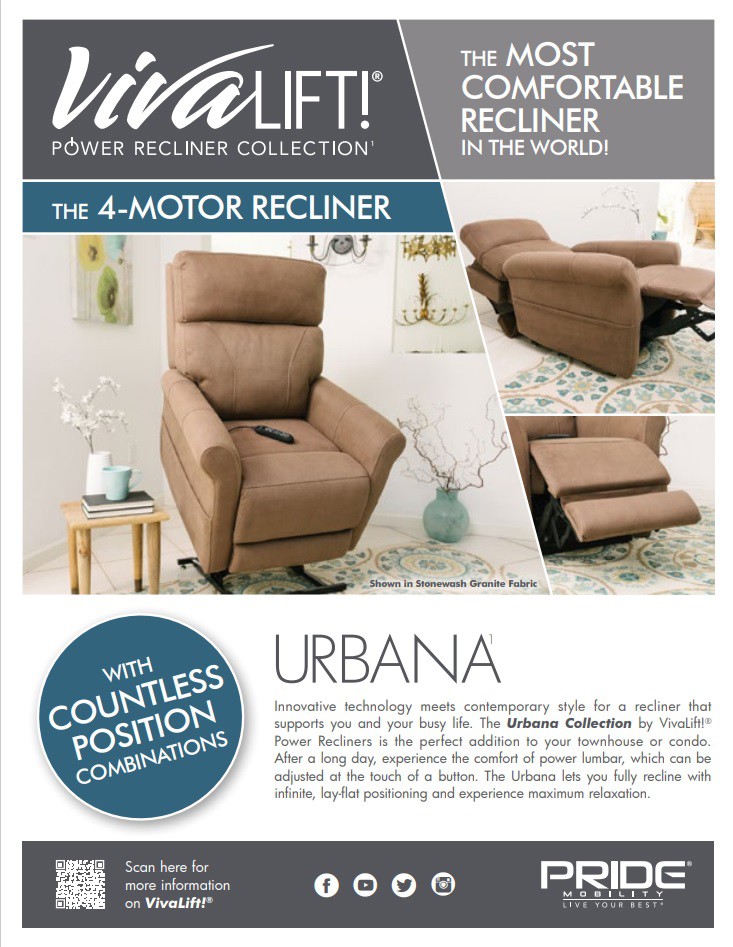 VivaLift! Urbana PLR-965M Power Recliner Brochure