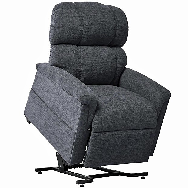 Comforter Series PR531-LAR - 3-Position Lift Chair Recliner By Golden Technologies Luxe Storm Fabric Large  