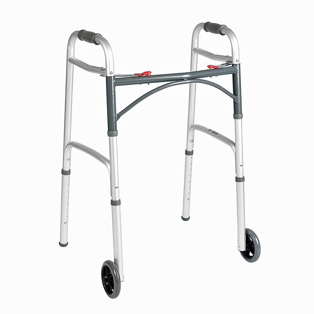 Deluxe Folding Walker Model 10210-1 Standard Walker By Drive Medical