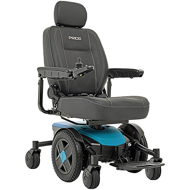 Jazzy EVO 613LI Power Chair - w/Lithium-Ion Batteries - Iceberg Blue