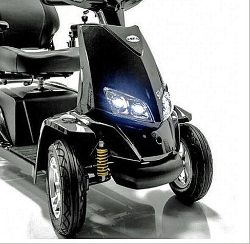 Silverado Extreme - 4-Wheel Full-Size Full Suspension Scooter - Top Speed of Up to 9.6MPH with Shock Absorption - By Merits Health Products