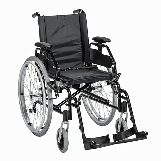 Lynx Ultra Lightweight Wheelchair - Black Color - By Drive Medical