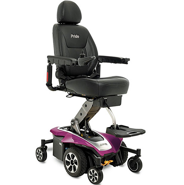 Jazzy Air® 2 Power Chair Wheelchair - Elevating Seat - Pink Topaz