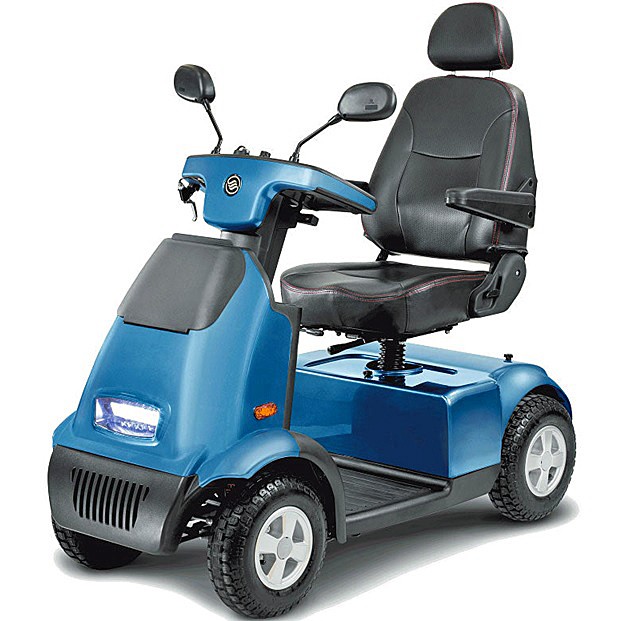 Afiscooter C - C4 Single Seat 4-Wheel Scooter Color: Blue 