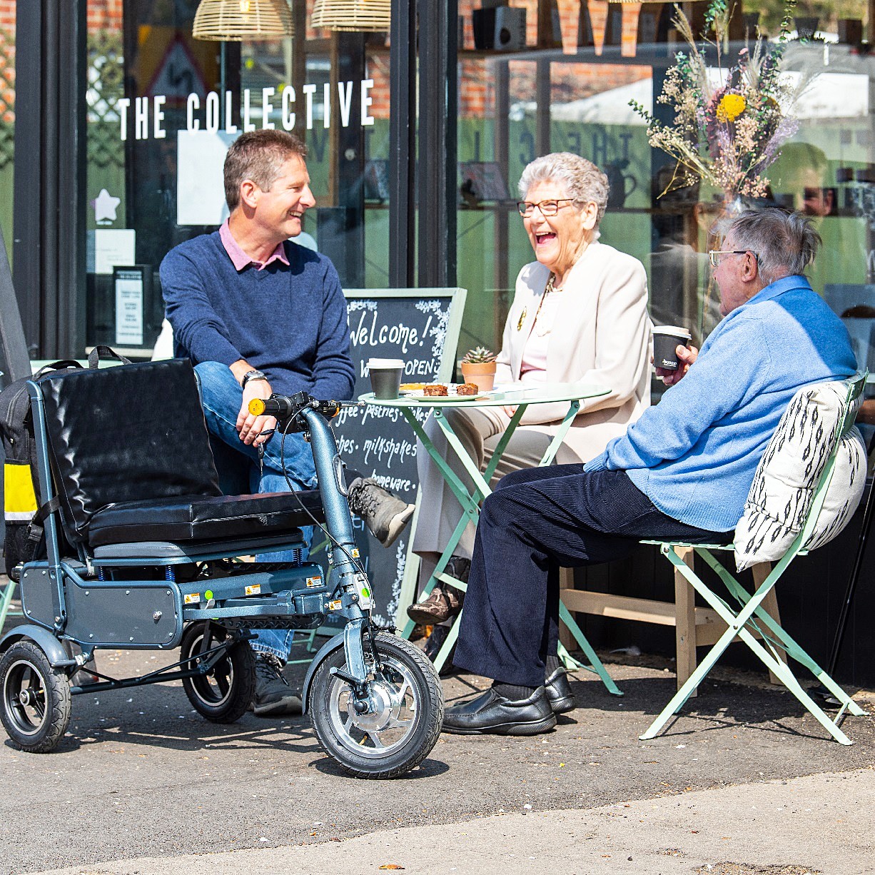 eFOLDi Explorer 3-Wheel Folding Scooter  - Traveling Up to 10 Miles - By eFOLDi