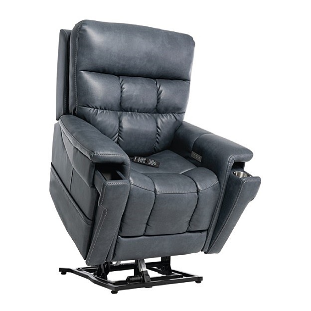 VivaLift! Ultra PLR-4955 Lift Chair - Capriccio Slate Fabric - By Pride Mobility