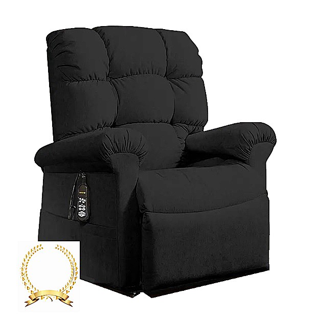 Cloud PR515 Luxe With MaxiComfort Lift Chair - With Twilight Tilt Technology - Luxe Onyx Fabric - By Golden Technologies