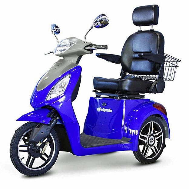 EW-36 and EW-36 Elite Recreational Scooter - Blue /Silver Panel Color - By EWheels