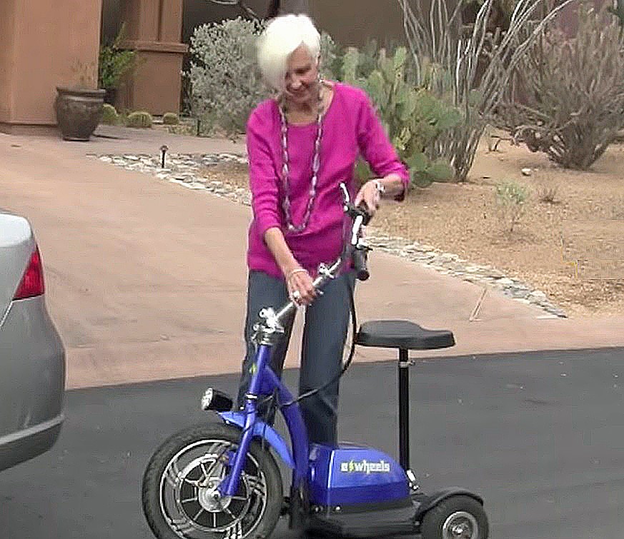 EW-18 Stand-N-Ride Scooter - Foldable for Easy Transport