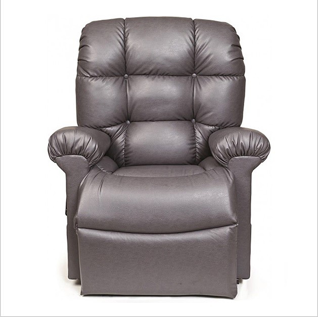 Select Comfort Five-Zone Model SCZ with Heat and Massage Lift Chair Recliner By Golden Technologies Brisa Iron Fabric 