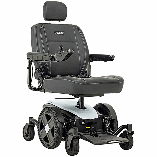 Jazzy EVO 614HD Power Chair - Heavy Duty - White Matte