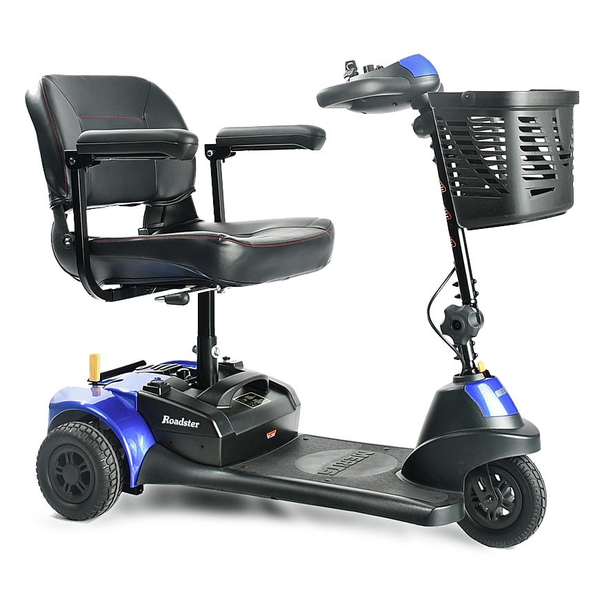 Roadster 3 Model S731A / S731A1 3-Wheel Portable Travel Scooter By Merits Health