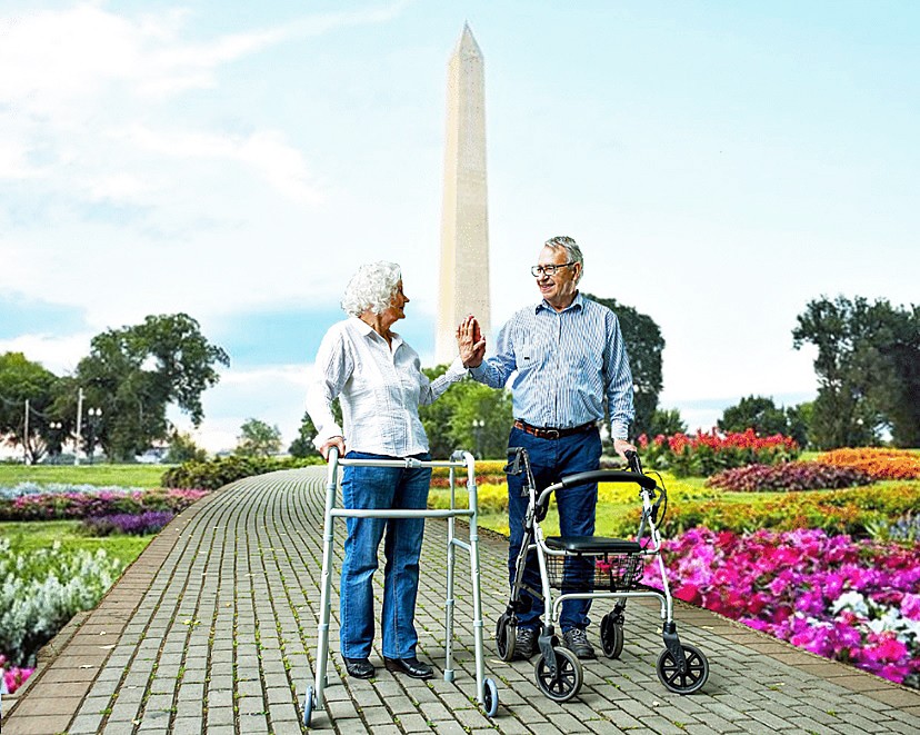 Washington DC Lifestyle Rollator Walker