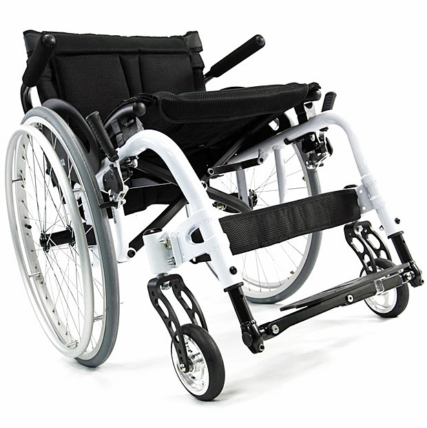 S-ERGO ATX Aluminum Ultra Lightweight Wheelchair 16" x 16" Frame White