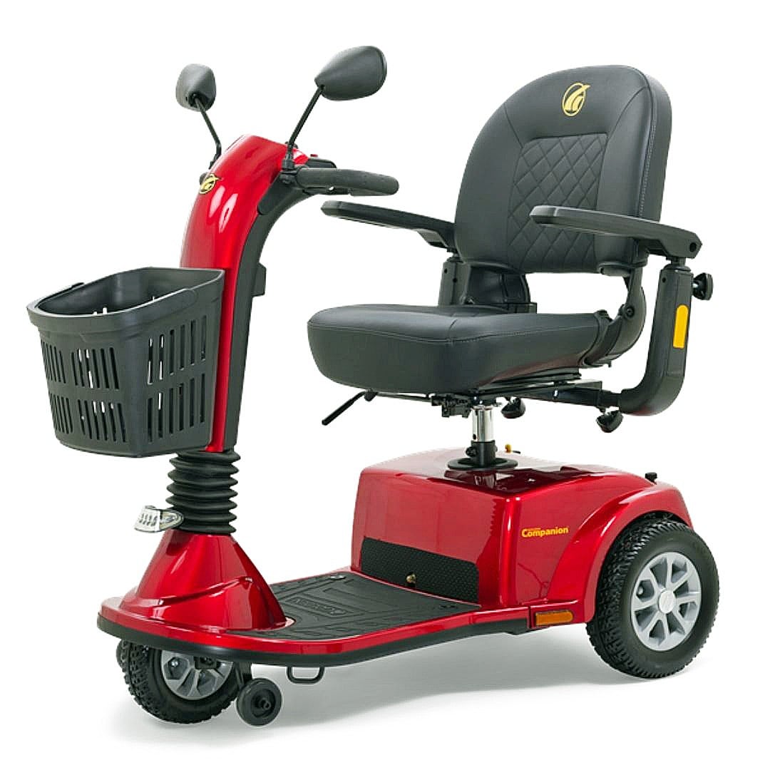 Companion Midsize 3-Wheel Scooter - Crimson Red