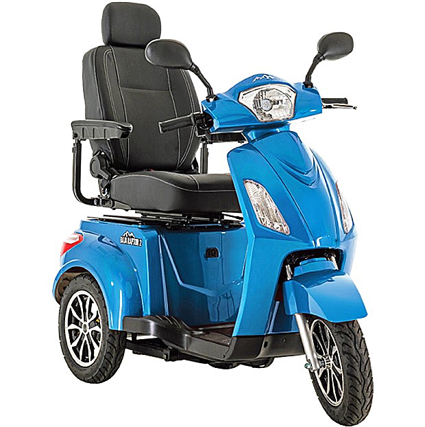 Baja Raptor 2 - 3-Wheel Scooter - True Blue