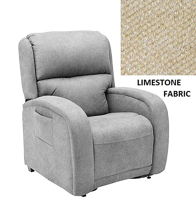 EZ Sleeper PR761 Lift Chair with Twilight Tilt Technology - Alta Limestone Fabric - By Golden Technologies