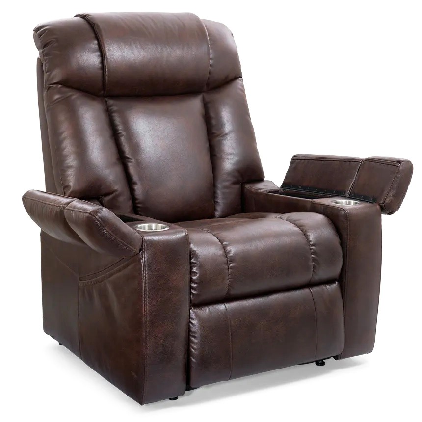 Rhea PR-442 Lift Chair Recliner By Golden Technologies Sutton Faux Leather Maple Fabric Medium 