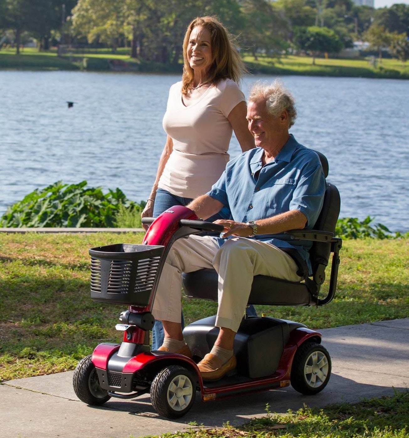 Victory 4-Wheel Scooter - Out for a Leisurely Stroll and Ride