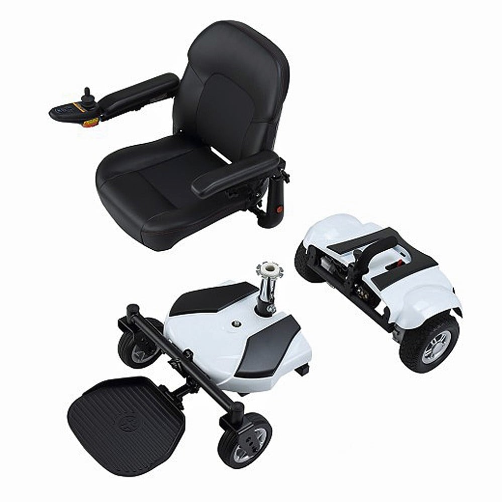 EZ-GO Deluxe Power Chair Model P321B Travel Portable Power Chair Wheelchair By Merits Health (2)