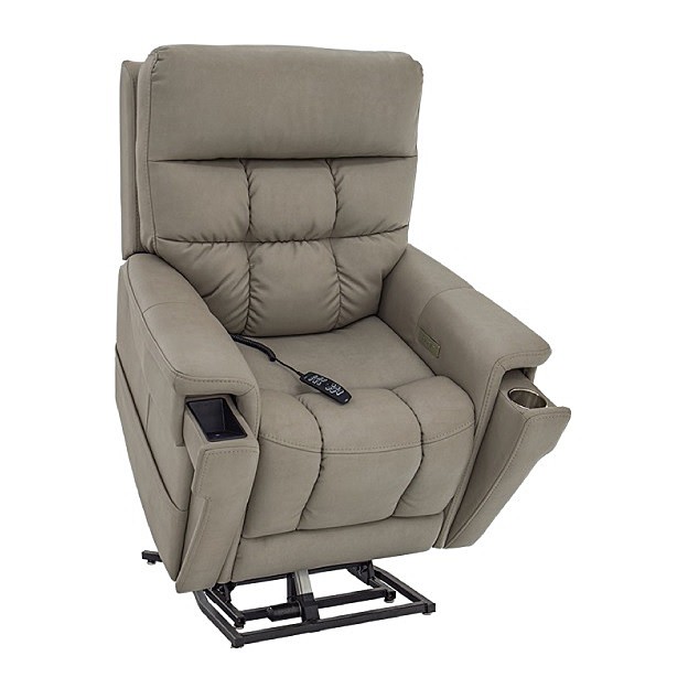 VivaLift! Ultra! Lift Chair Recliner By Pride Mobility Capriccio Dove Fabric 