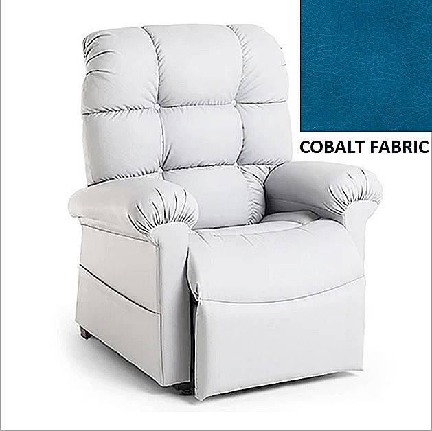 Cloud PR515 Lift Chair With MaxiComfort - With Twilight Tilt Technology - Anli Cobalt Fabric - By Golden Technologies