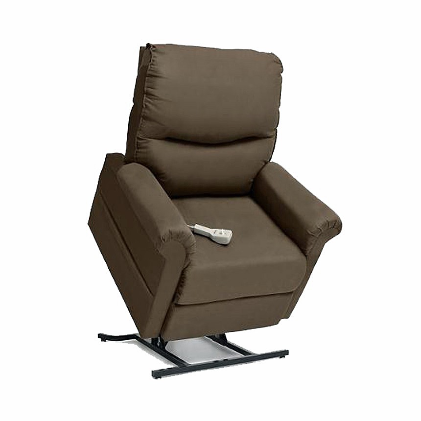 Specialty LC-105 3-Position Lift Chair Recliner By Pride Mobility Mircro-Suede Cocoa Fabric Medium  