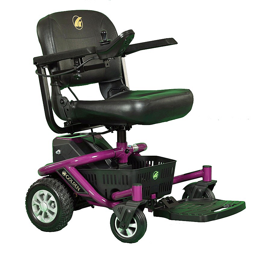 LiteRider Envy Power Chair - Grape Color - 17" Standard Seat - By Golden Technologies