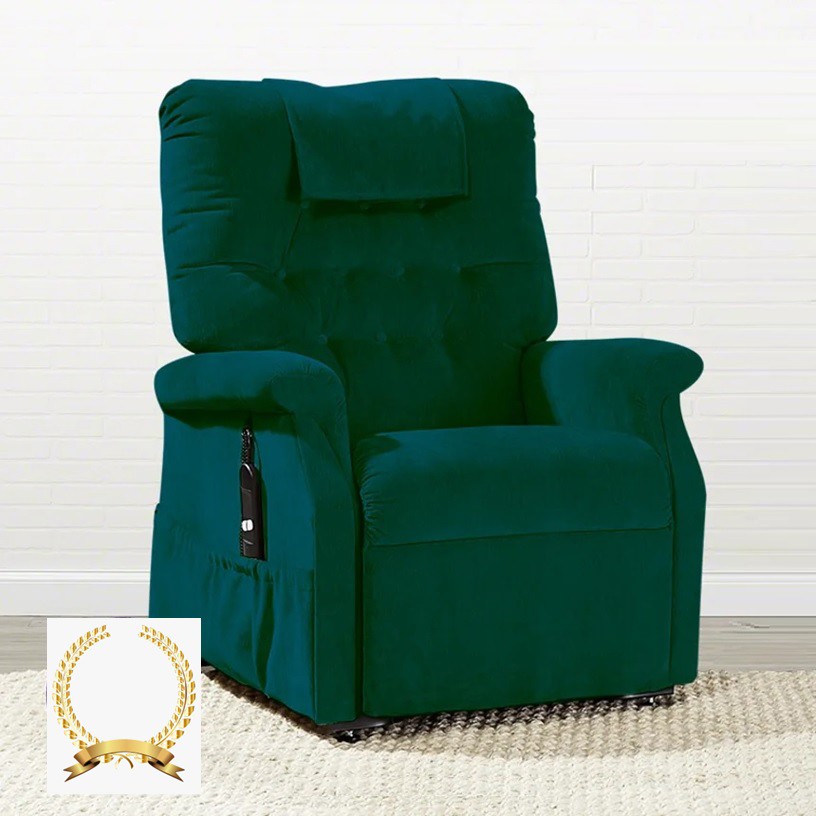 Ashton PR458 Lift Chair - Luxe Peacock Fabric - By Golden Technologies