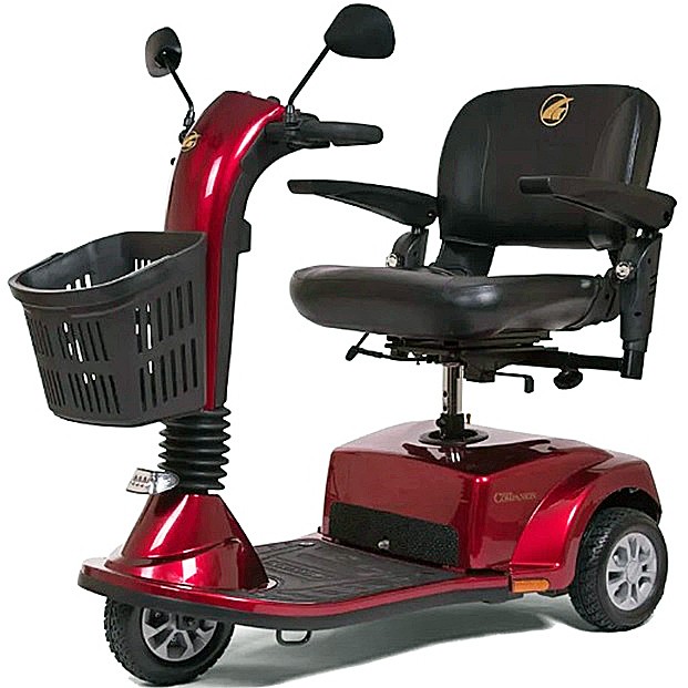 Companion GC340C Full-Size 3-Wheel Scooter Color: Red