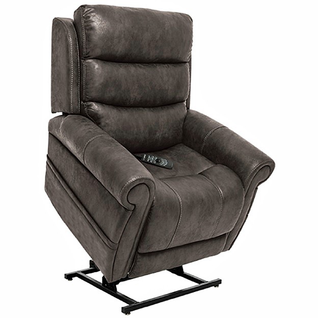 VivaLift! Tranquil 2 Lift Chair Recliner By Pride Mobility Astro Grey Fabric Small