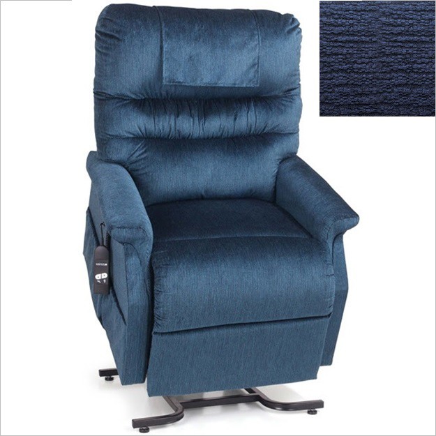 Monarch PR-355 3-Position Lift Chair Recliner By Golden Technologies Luxe NEW Sapphire Fabric Medium