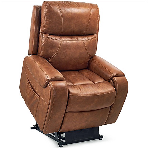 Titan PR-449 Lift Chair - Deluna™ Series - Sutton Faux Leather Acorn Fabric - By Golden Technologies.