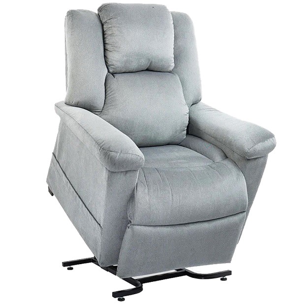 DayDreamer PowerPillow PR-632 with MaxiComfort Lift Chair Recliner By Golden Technologies Porto Sterling Fabric