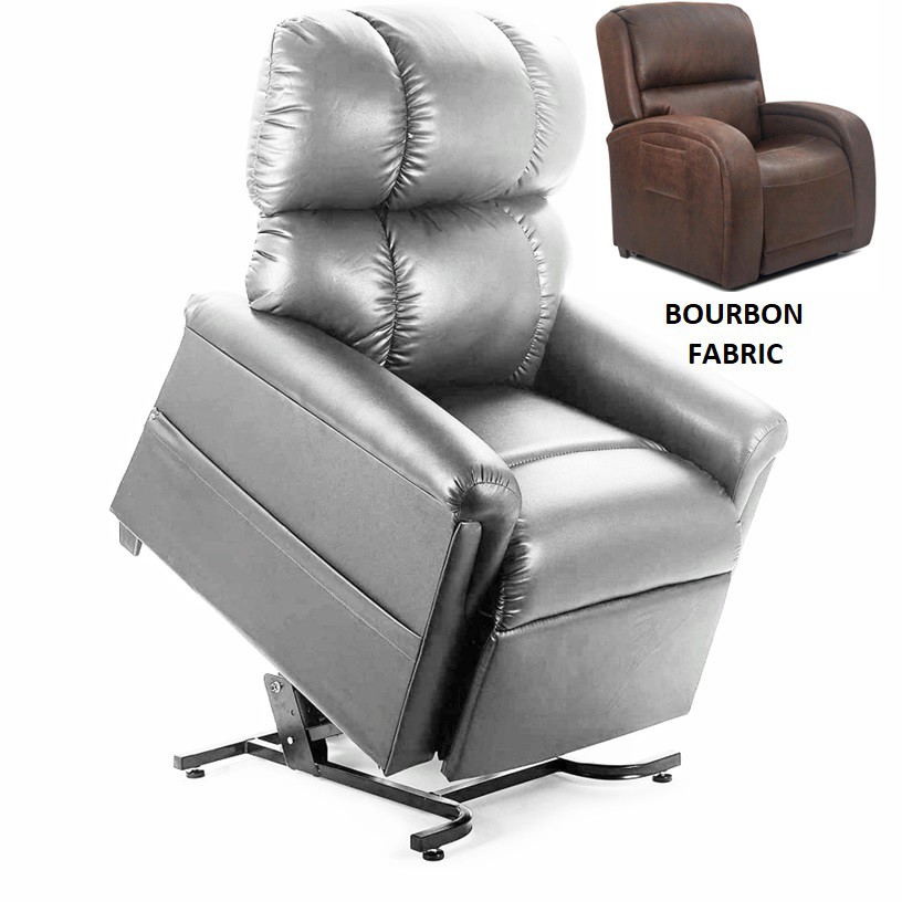 Comforter PR535 Lift Chair with Maxicomfort Positioning - Microsuede Bourbon Fabric - By Golden Technologies