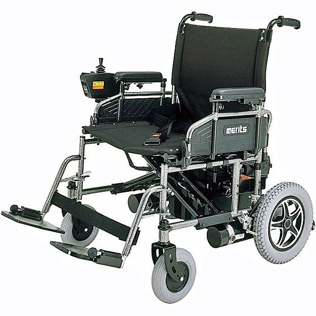 Travel-Ease 24" Wide Seat - Heavy-Duty Folding Power Chair By Merits Health 