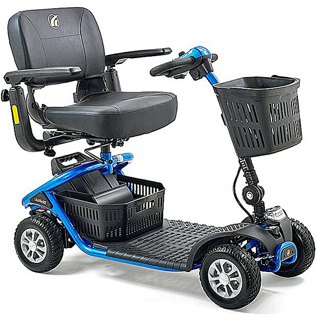 LiteRider Full-Size Portable 4-Wheel Scooter  - Blue