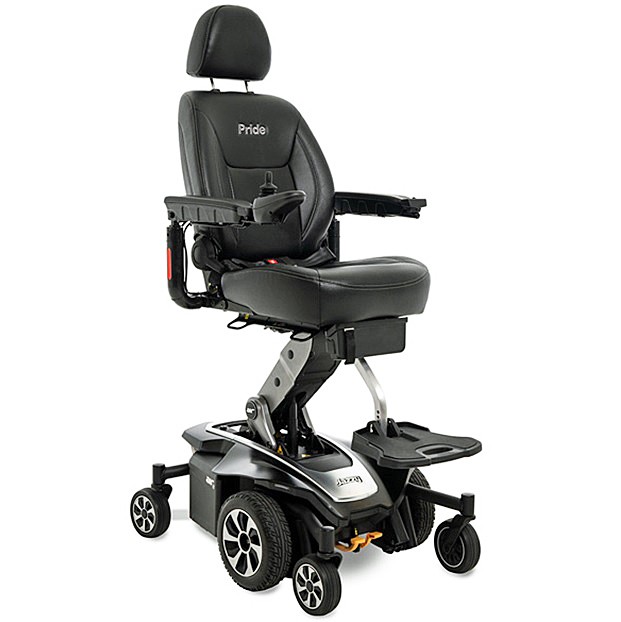 Jazzy Air® 2 Power Chair Wheelchair - Elevating Seat - Black Pearl