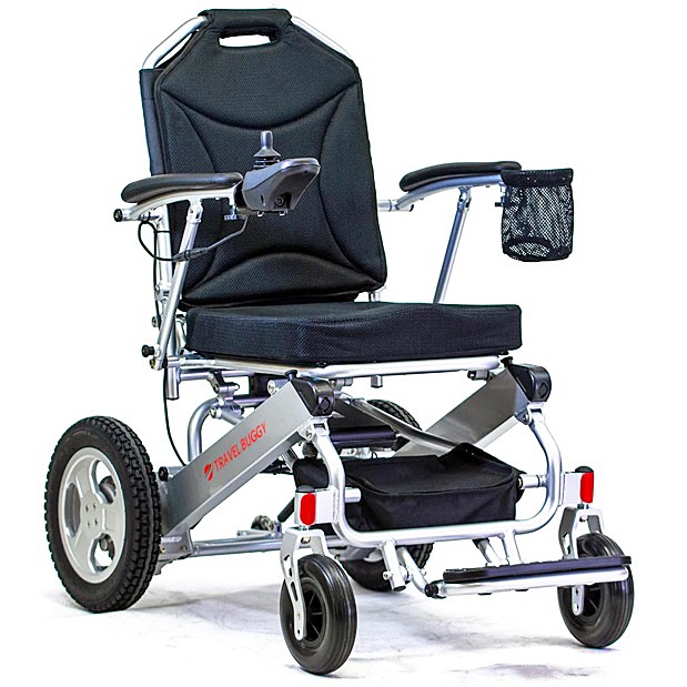 City 2 Plus HD Power Chair - Black / Silver Frame