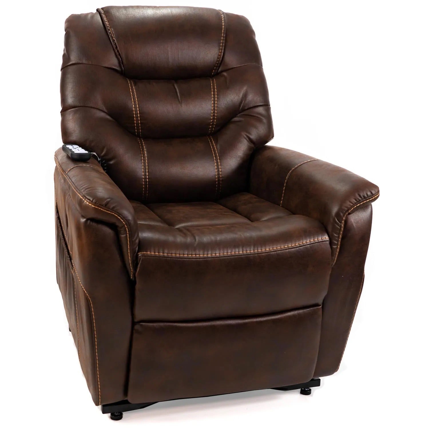 Dione PR446 Lift Chair Deluna™ Series - Sutton Faux Leather Maple Fabric - By Golden Technologies