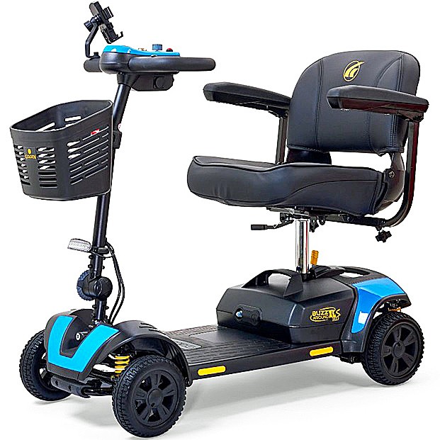 Buzzaround XLS-HD 4-Wheel Scooter - Blue